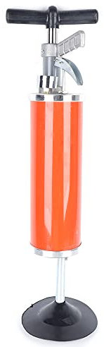 Tragbarer Hochdruck Toilettenkolben Abflussreiniger Set, Pressluft Rohrreiniger Toiletten Abfluss Rohrreinigungs Pistole, Rohrreiniger Druckluft Toilettenstößel für Waschbecken, Bad, Küche