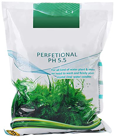 Agatige 1000 g Beutel Aquarium Fischtankschlamm, Wasserpflanzbodenboden Boden Wasser Grassamen Pflanzensandschlamm für Aquascaping, Aquarien, Vivarien und Terrarien