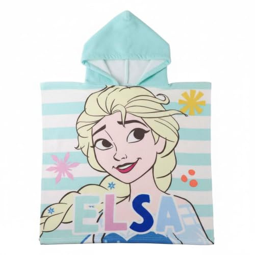 Frozen-Poncho für Jungen und Mädchen – Frozen-Kinderponcho mit Kapuze und schnelltrocknend, Kinderponcho-Handtuch, Strand, Pool und Sommer, leichtes und saugfähiges Kinderbadetuch