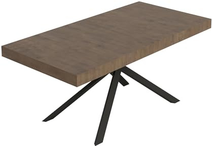 Itamoby Ausziehtisch 200/460 x 90 cm Niket Nussbaum Beine Anthrazit