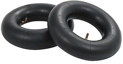 Ordellia Camere d'aria per carriola, 2 pezzi, in gomma, 13 x 5.00-6, per carriola, carriola, carrello, valvola curva TR87, tubo di ricambio per trasporto in giardino