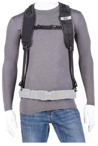 Think Tank Pixel Racing Harness V3.0 - Black Striped Nylon Body Strap for Photographic Equipment Bag Accessories