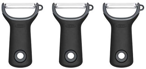 OXO 11244000 Good Grips 3 Piece Prep Y Peeler Set, Stainless Steel, Multicolor