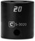 Capri Tools 20 mm Shallow Impact Socket, 3/8-Inch Drive, 6-Point, Metric