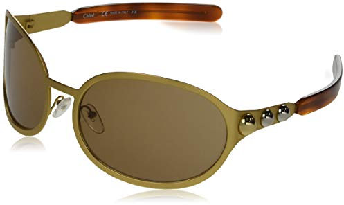 Chloe Sonnenbrille CE149S(743)-6919 - Wrap Around - Klassisch - Braun - Polarisiert - Erwachsene, Stilbewusste