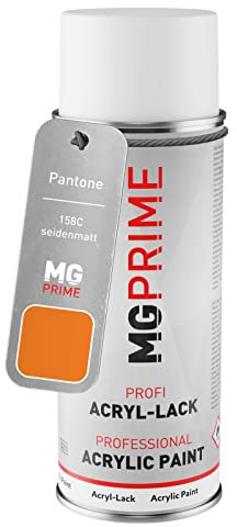 MG PRIME Pantone 158C Orange Bombe aérosol 400 ml mat satiné séchage rapide