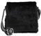 Jost Fur Messenger Bag Black