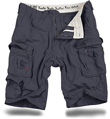 Trooper Cargo Shorts Lightning Edition - anthrazit S