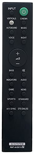 ALLIMITY RMT-AH501U Reemplazo de Mandos a Distancia por Sony Soundbar AV System HT-X8500 RMTAH501U HTX8500