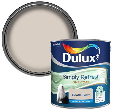 Dulux Simply Refresh Matt Emulsion Paint - Gentle Fawn - 2.5L 5382890