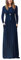 GRECERELLE Women's Casual Maxi Dress Long Sleeve Long Dresses with Pockets and Sleeves for Ladies (Navy Blue, M)