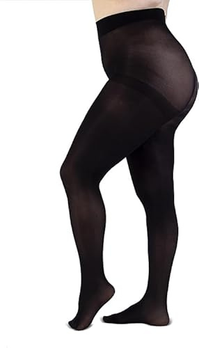 LEELA LAB Collant Curvy Taille Haute Semi-mat 50 Deniers