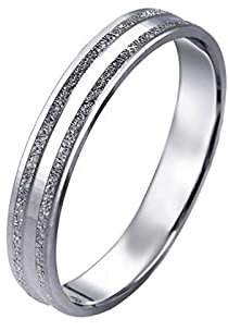 KnBoB Platin 950 Herren Ringe Channel Eheringe Klassisch Gr. 68 (21.6)