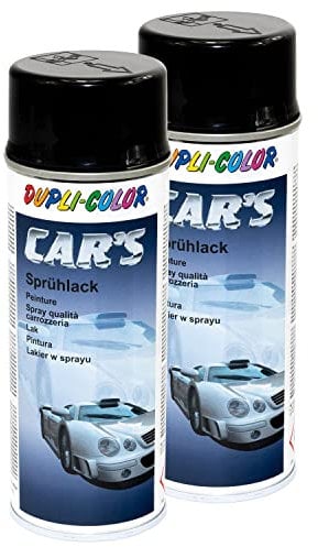 Lackspray Spraydose Sprühlack Cars Dupli Color 385865 schwarz glänzend 2 X 400 ml