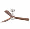 Faro Barcelona LANTAU LED Deckenventilator Nickel matt mit DC Motor 33518DC