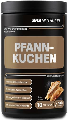 SRS Food - Pfannkuchen, 500 g | klassische Pfannkuchen | proteinangereichert | ohne Süßungsmittel und Hilfsstoffe | deutsche Premiumqualität
