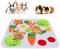 HYLYUN Schnüffelteppich Kaninchen Schnüffelmatte Meerschweinchen Spielzeug Intelligenz Kaninchen Futtersuche Waschbar Faltbar Riechen rutschfest Schnüffelspielzeug Intelligenzspielzeug-New