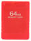 ciciglow 64MB High Speed Game Memory Card, FMCB1.966 Gaming External Data Card Compatible with all Sony Playstation 2,PS2 Console Games Accessories,Plug and Play(Red)