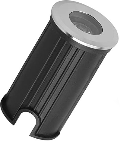 LIGHTWOORLD24 Lámpara empotrable de suelo LED redonda | IP65 | 1W | Foco empotrable LED exterior | Iluminación de terrazas | Foco empotrable en el suelo | Lámpara empotrable para jardín JUEGO de 1