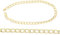 Generisch Hobra-Gold Panzerarmband Gold 585 Armkette 14 Karat Panzer Armband Gelbgold 20,5 cm