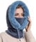FEOYA 2 in 1 Damen Wintermütze Damen Wintermütze Strickmütze Kapuze Halswärmer Windstopper Hut Balaclava