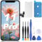ZOETEC Screen Replacement For iPhone 11 Pro, 5.8 LCD Full HD Retina Display COF Touch Screen Digitizer Frame Assembly with Repair Tool Kits, Waterproof Adhesive, Tempered Glass