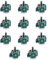 10 sensores de módulo de joystick analógico de repuesto para PS4 Dualshock 4 Xbox One