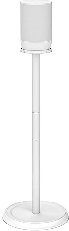 Heavy Duty Floor Speaker Stand for Sonos Move, Move 2 Speaker Stand with Management Cable Clips Easy to Install, White