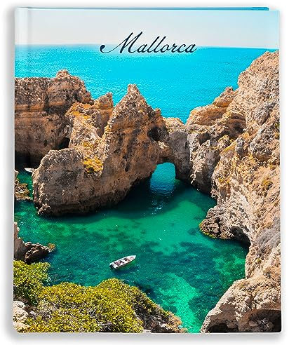 Urlaubsfotoalbum 10x15: Mallorca, Fototasche für Fotos, Taschen-Fotohalter für lose Blätter, Urlaub Mallorca, Handgemachte Fotoalbum