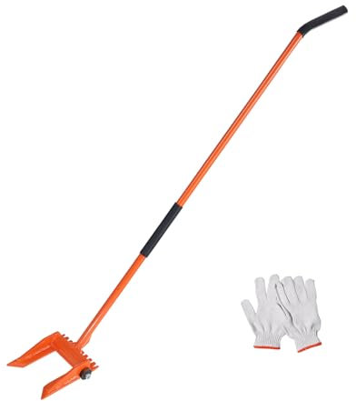 VEVOR Démonte Palette 152,4 cm Arrache Palettes Capacité de Charge 907 kg Acier au Carbone Q235 Outil de Démontage de Palettes Paire de Gants pour Démonter Enlever Parquet Planchers Planches en Bois
