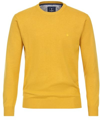 Redmond - Herren Pullover mit Rundhals-Ausschnitt (500), Größe:XXL, Farbe:Gelb (402)