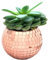 BusyPet Mini Disco Ball Planter (Rose Gold Color) Mini Vase Indoor Planter for Eucalyptus Plant for Shower Housewarming Gift Ideas Cute Desk Accessories Aesthetic Decor Rose Gold