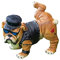 Guy Bulldog Peeing Dog Statue With Sunglasses Animals Decoration Nordic Garden Crafts Gnome Sculpture I5x2 Funny