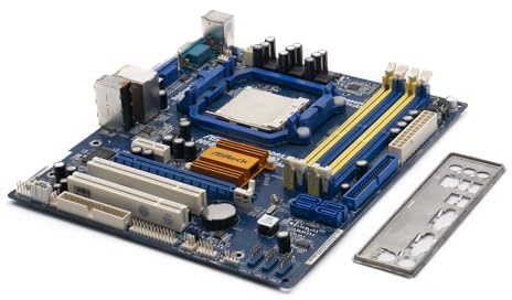 Simpletek - Motherboard Micro-ATX Modell N68C-S | Kompatible Sockel: AM2+/AM2/AM3 | RS232 - VGA (Generalüberholt)