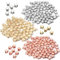 Star Beads for Bracelet Making, 600pcs Star Spacer Bracelet Beads 6mm Small Stars Shape Loose Bead Charms for Crafting Gold Silver Rose