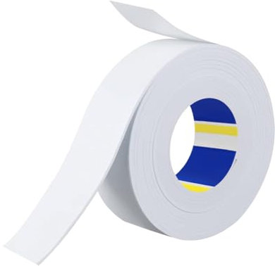 Cinta de espuma blanca adhesiva de una cara EVA, cinta de sellado con almohadilla de espuma, cinta de sellado de aislamiento autoadhesiva, cinta de sellado de una cara, 50mm x 5M (3mm de grosor)