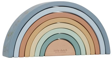 Little Dutch 7237 FSC Holz Regenbogen - Forest Friends blau