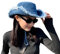 HIQIU Washed Baumwolle Denim Distressed Fischerhut Bucket Hat Herren Damen Faltbar Frayed Anglerhut Sonnenhut Reisen Schlapphut (DE/NL/SE/PL, Alphanumerisch, Einheitsgröße, M, Dunkelblau)