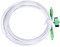 Cable de Internet de Fibra óptica SC a SC, Cable de Extensión de Módem óptico Cable de Conexión SC Monomodo Blindado Puente de Fibra óptica para Redes FTTH FTTB (SC 5m / 16.4ft)