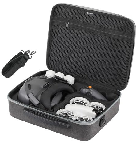 FSIDIWT Neo Goggles N3 Tragetasche, tragbare Aufbewahrungstasche Schultertasche für DJI Neo Drohnenzubehör, passend für DJI Goggles N3, RC Motion 3 Controller, Akku-Ladegerät-Hub