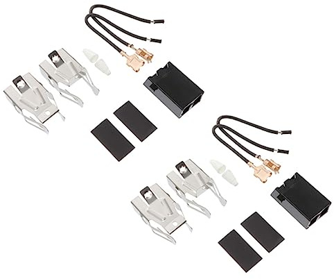 Kit de Receptáculo del Quemador para Estufa Eléctrica, 2 Juegos Abs | Repuesto Directo, Instalación Sencilla, para Cocina y Hogar, Reduce Costes de Mantenimiento