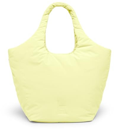 GOT BAG Tote Bag CLOUD | Recycelte Nylon Laptop Tasche | Wasserabweisende Puffer Shopper mit 14 Laptopfach und Abnehmbarer Innentasche (sea lemon)