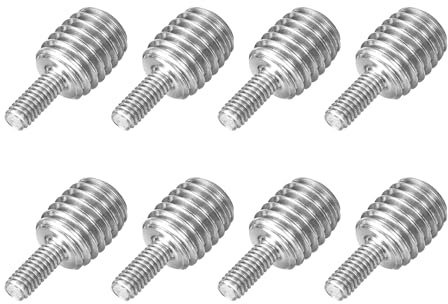 QUARKZMAN 8 Pièces Vis de Réduction à Double Tête, M4 x 10mm à M10 x 10mm Boulons Filetés à Double Extrémité en Acier Inoxydable 304 pour Fixation d'assemblage de Machines de Meubles