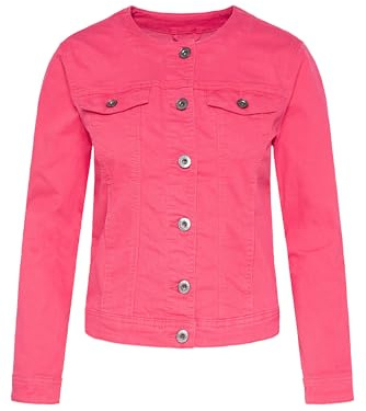 SOCCX Damen Jeansjacke JE:SSY Coral Pink, XXL