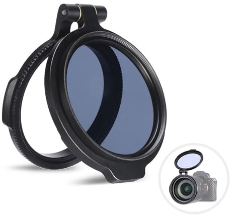 ANGGREK ND -Objektivfilterkit, Rapid Filter System Kamera Objektiv ND Filter Metalladapter Kompatibel mit DSLR -Kameras, Universeller Filteradapterring mit Mehreren (67 mm)