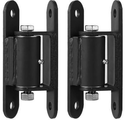 Bisagras multiusos para puerta de entrada con empuje de aguja, par de metal probado en millones de ciclos