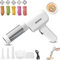 Idiyappam Maker Electric, Electric Idiyappam Maker, 2025 New Handheld Electric Pasta Maker Machine, 5-in-1 Cordless Pasta Maker, with 5 Interchangeable Molds, for Making Spaghetti Linguine (White)