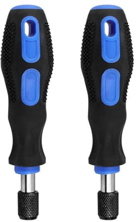 Cricchetti Cacciavite Bit Holder Security Bit Maniglia Antiscivolo 1/4 '' 6.35mm Maniglia Driver T Maniglia Cricchetto Chiavi e Cacciavite Set
