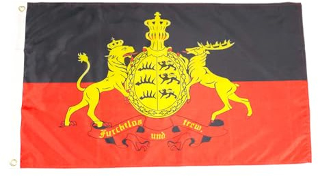 Fahne Flagge Königreich Württemberg - 60 x 90 cm