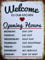 Shawprint VINTAGE STYLE METAL WALL SIGN PLAQUE SHABBY CHIC KITCHEN PICTURE RETRO TIN DECOR (8 x 6)